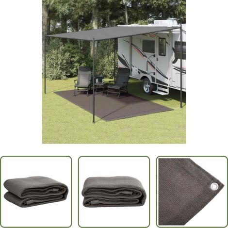 Tappeto da campeggio -  Tappeto da Tenda 250x400 cm Antracite