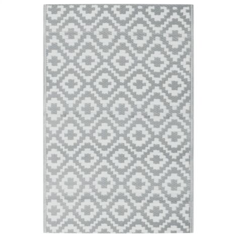 Tappeto da Esterni ARAKIL Grigio 190x290 cm in PP vidaXL