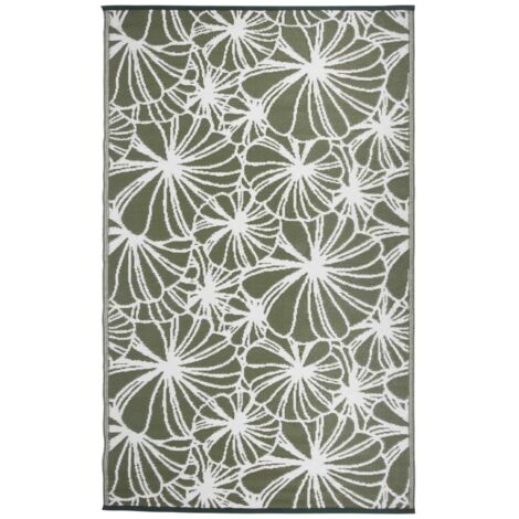 Tappeto da Esterno 241x152 cm Stile Floreale OC21 Esschert Design