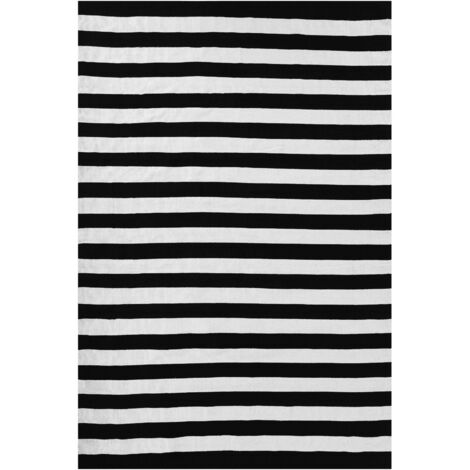 Tappeto da esterno bianco-nero 140 x 200 cm Tavas