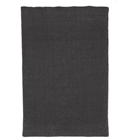 Tappeto da esterno grigio in fibra sintetica lavorato a mano 170x240