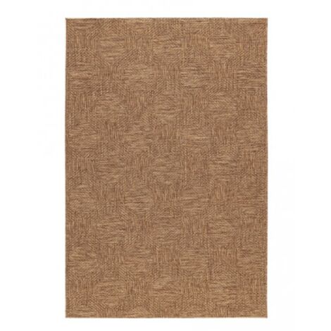 Tappeto da esterno Lune Marrone Esagono 160 x 230 cm