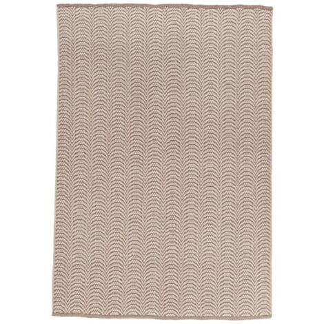 Tappeto da esterno marrone in fibra sintetica lavorato a mano 200x300