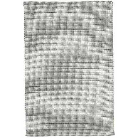 Tappeto da esterno "Sitar", produzione artigianale, lavorato a mano, 2.000 gr/m2 -Bianco / 200 x 300 cm