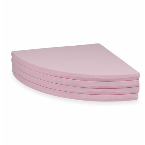Tappeto da gioco per bambini 160cm, rotondo, pieghevole, rosa cipria