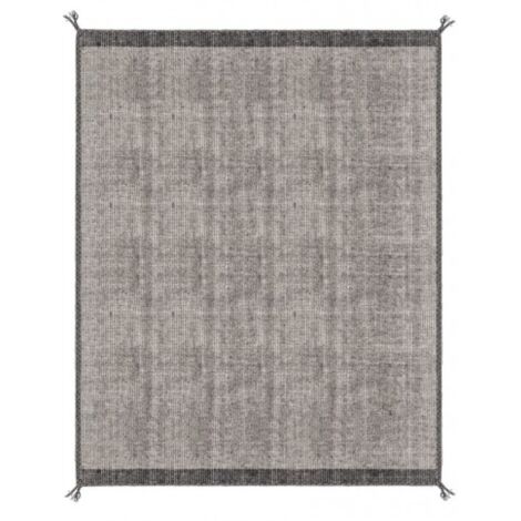 Tappeto da interno Chathu Fronte in lana e retro in cotone. -160 x 230 cm / Beige