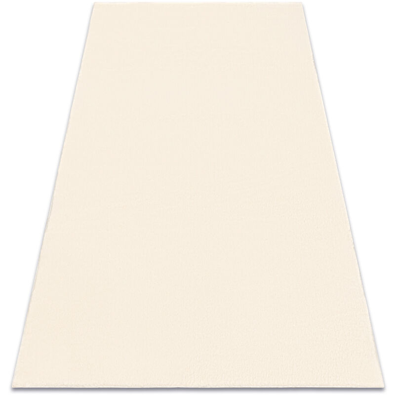 Image of Tappeto da lavaggio moderno LINDO crema, antiscivolo, a pelo lungo beige 160x220 cm