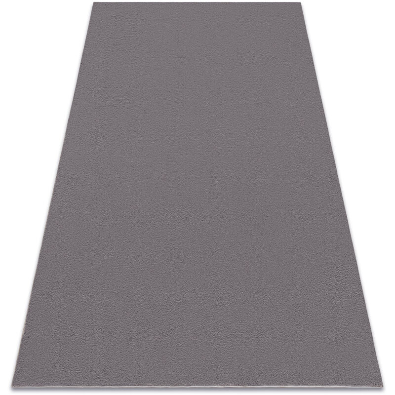 Image of Tappeto da lavaggio moderno lindo grigio, antiscivolo, a pelo lungo grey 160x220 cm