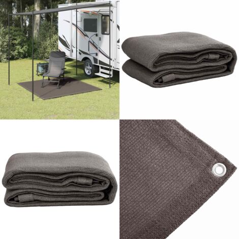 Tappeto da Tenda 200x200 cm Antracite - Tappeto da esterno - Tappeto per tenda