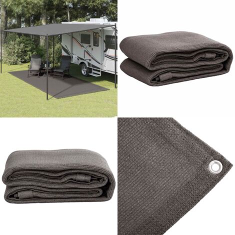Tappeto da Tenda 250x500 cm Antracite - Tappeto da campeggio - Tappeto da esterno