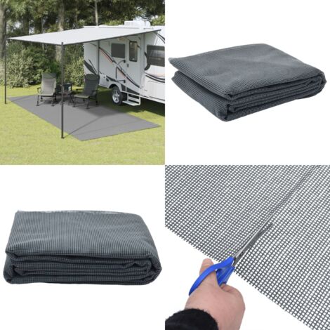 Tappeto da Tenda Antracite 5,5x2,5 m - Tappeto da tenda - Tappeto da campeggio