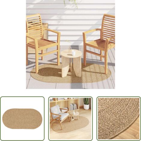 Tappeto da terrazzo -  Tappeto ZIZUR Marrone 150 x 80 cm Polipropilene