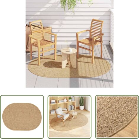 Tappeto da terrazzo -  Tappeto ZIZUR Marrone 200 x 140 cm Polipropilene