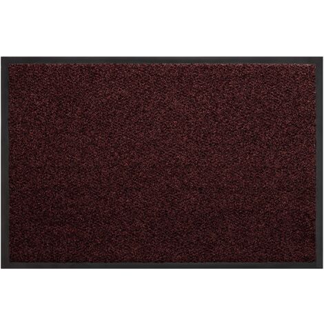 Tappeto di pulizia Ingresso - 90x150 cm - Bordeaux