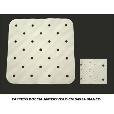 Tappeto Doccia Antiscivolo Cm.54X54 Verde Trasp. - Big House Shop