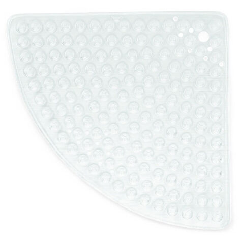 Tappeto doccia antiscivolo semicircolare trasparente 60x60 Cm