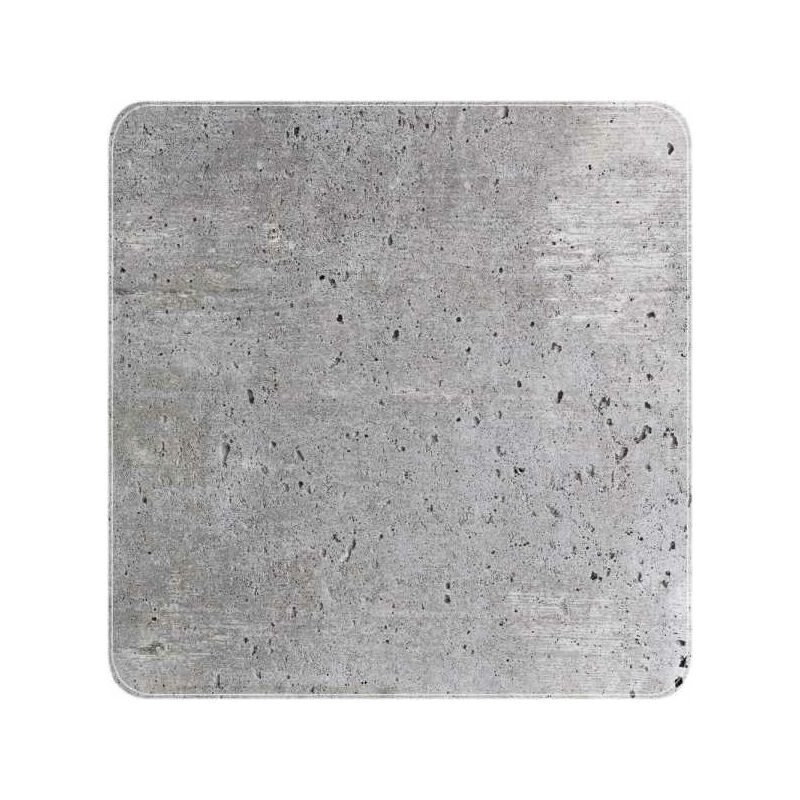 WENKO Tappeto da doccia Concrete, tappeto da bagno antiscivolo con ventose, plastica effetto cemento, 54x54 cm, grigio