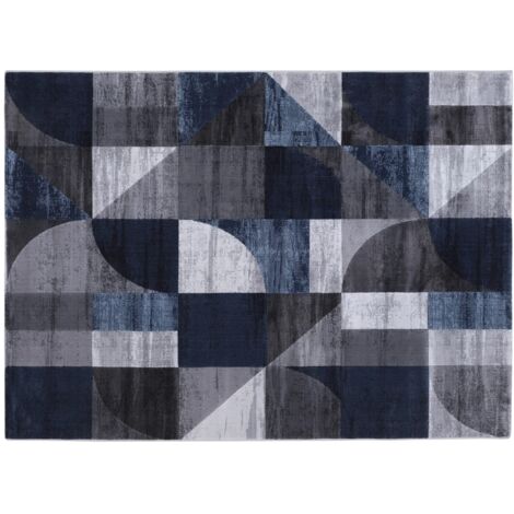 tappeto "double" grigio celeste, 160x230 cm
