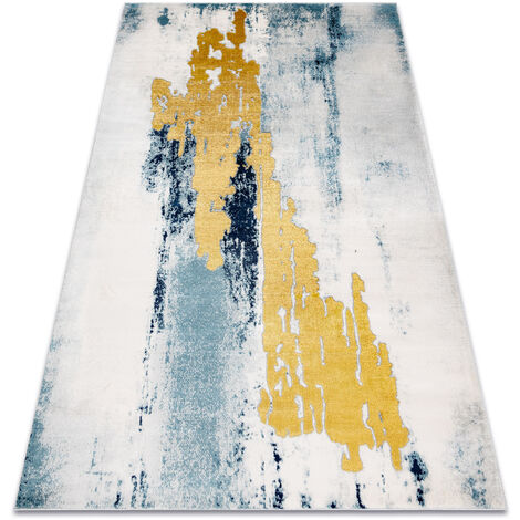 Tappeto EMERALD esclusivo 1025 glamour, elegante vintage blu / oro multicolour 80x150 cm