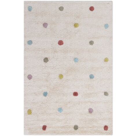 tappeto "fantasia 4" cotone multicolor, 150x100 cm