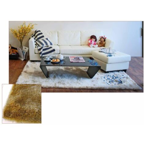 Tappeto fluf beige misura 140x200 cm casa arredo bizzotto - bizzotto