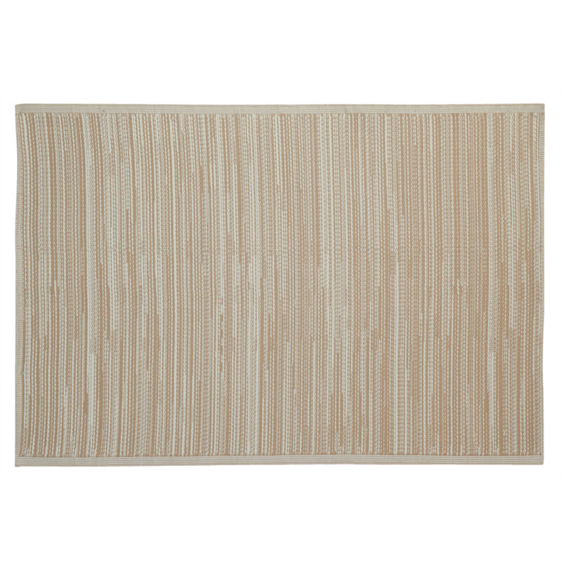 Tappeto grande in polipropilene per esterni 160 x 230 cm Uni - Beige