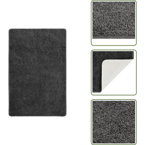 Tappeto grigio scuro - vidaXL Tappeto Shaggy Grigio Scuro 200x290 cm Antiscivolo - Tappeto per interni