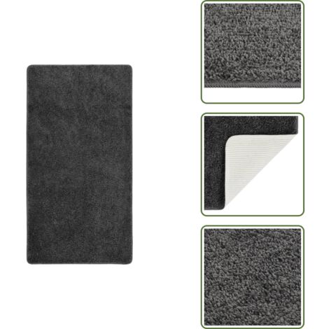 Tappeto grigio scuro - vidaXL Tappeto Shaggy Grigio Scuro 80x150 cm Antiscivolo - Tappeto per interni