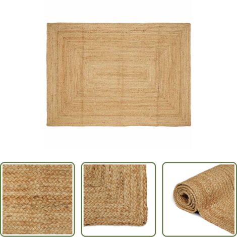 Tappeto in juta -  Tappeto da Area Beige 200 x 290 cm Juta