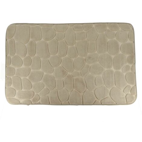Tappeto in microfibra memory 50x80cm - taupe - Tendance