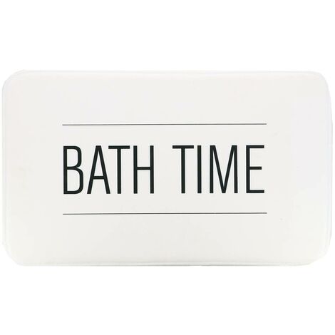 Tappeto in microfibra stampata 45x75cm - neo retro bianco - Tendance