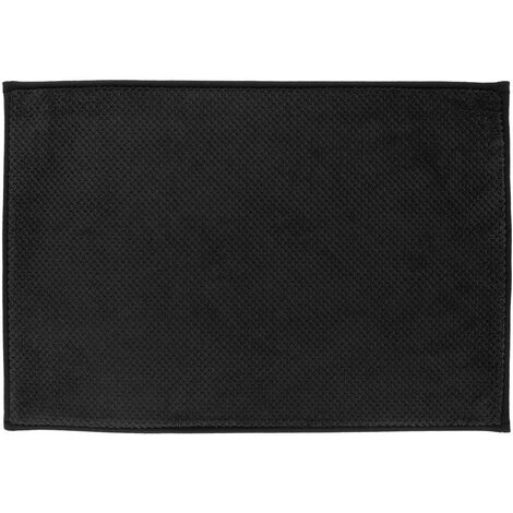 Tappeto in poliestere 40x60 cm - nero - Tendance