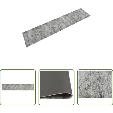 Tappeto in velluto -  Tappeto da Cucina Lavabile Beton 60x300 cm Velluto