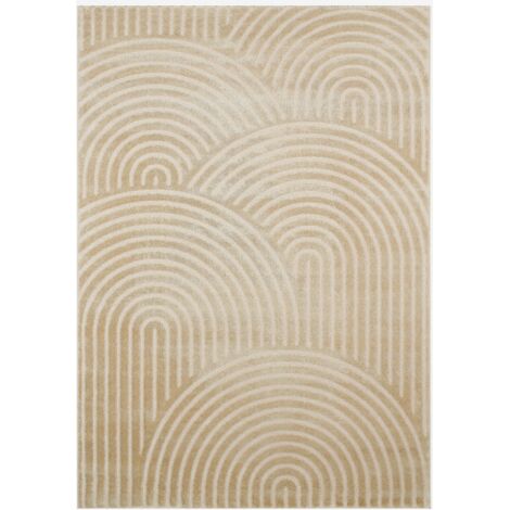 Tappeto interno motivo archi beige