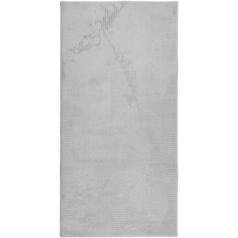 Tappeto IZA a Pelo Corto Aspetto Scandinavo Grigio 100x200 cm vidaXL