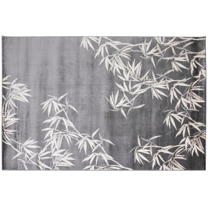 Tappeto jiling 120x170cm bambù grigio scuro Atmosphera Créateur D'intérieur