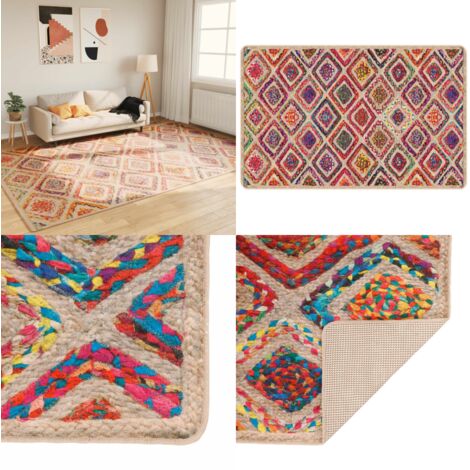 Tappeto Lavabile Multicolore 190x300 cm Antiscivolo - Tappeto lavabile - Tappeto morbido