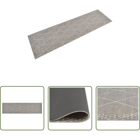 Tappeto lavabile -  Tappeto da Cucina Lavabile Rombi 45x150 cm Velluto