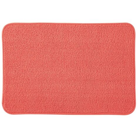 TAPPETO MICROFIBRA 40X60 COLOR ROSSO MATTONE.