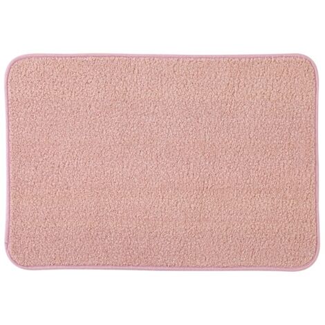 TAPPETO MICROFIBRA 40X60CM COLOR ROSA.