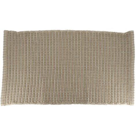 Tappeto mimetico in poliestere e cotone intrecciato 50x90 cm - taupe - Tendance