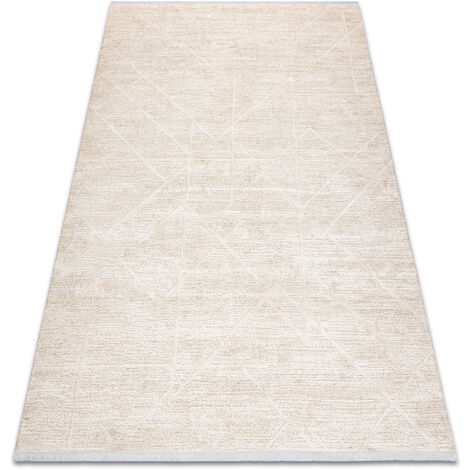 Tappeto moderne BELLE BG58A blu scuro / beige Frange 120x170 cm