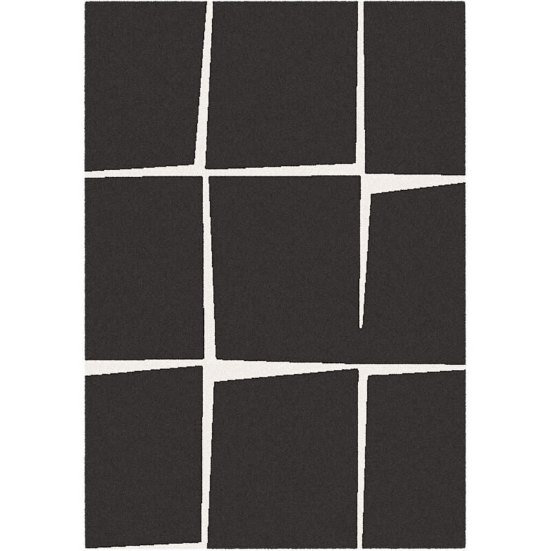 Tappeto Moderno Quadri Nero E Bianco Balta Blend Di Kobel