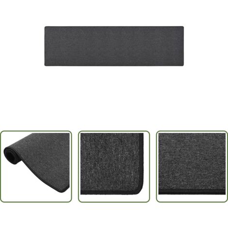Tappeto moderno - Tappeto Corsia Antracite 50x200 cm