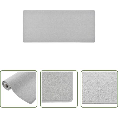 Tappeto moderno -  Tappeto Corsia Grigio Chiaro 50x100 cm