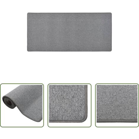Tappeto moderno -  Tappeto Corsia Grigio Scuro 50x100 cm
