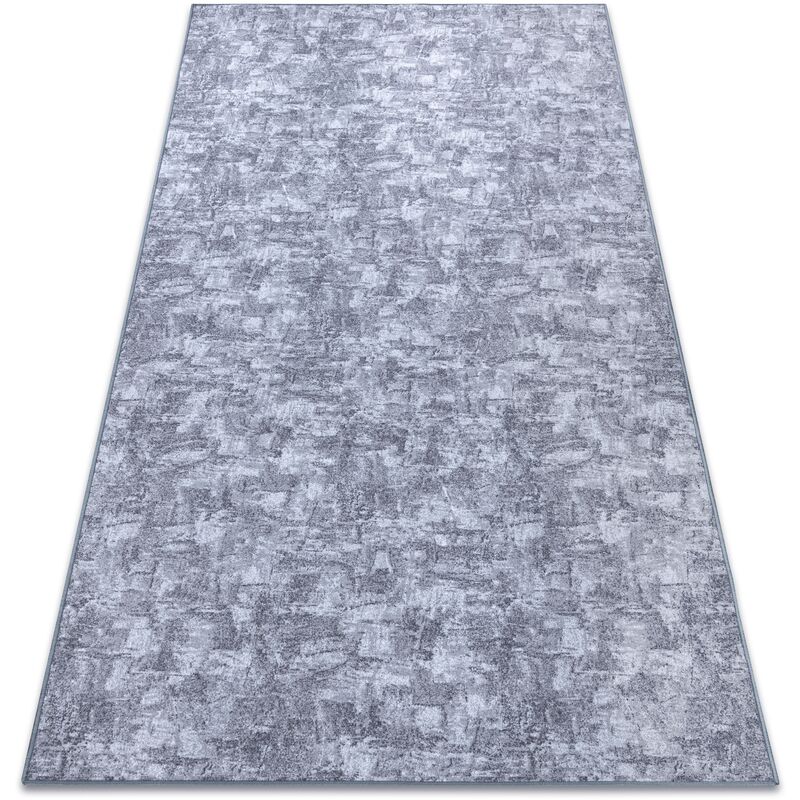 Image of Rugsx - tappeto - moquette solid grigio 90 calcestruzzo grey 100x400 cm