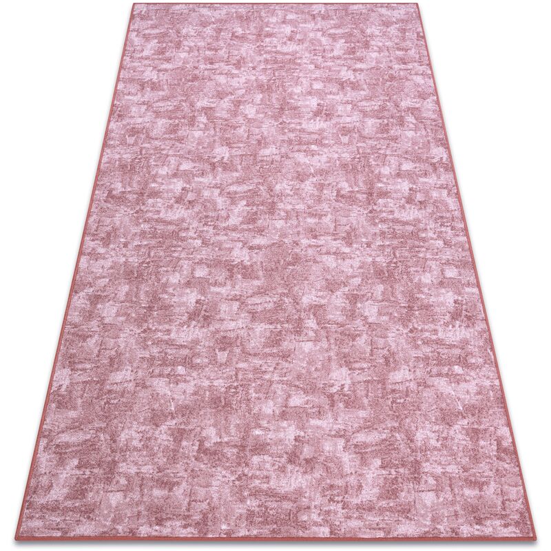 Image of Tappeto - moquette solid rosa cipria 60 calcestruzzo pink 100x400 cm