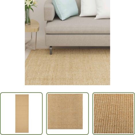 Tappeto naturale -  Tappeto in Sisal Naturale 100 x 300 cm