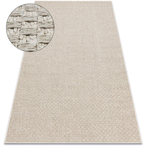 Tappeto ORIGI 3661 beige - cordoncino in SISAL a tessitura piatta beige 136x190 cm